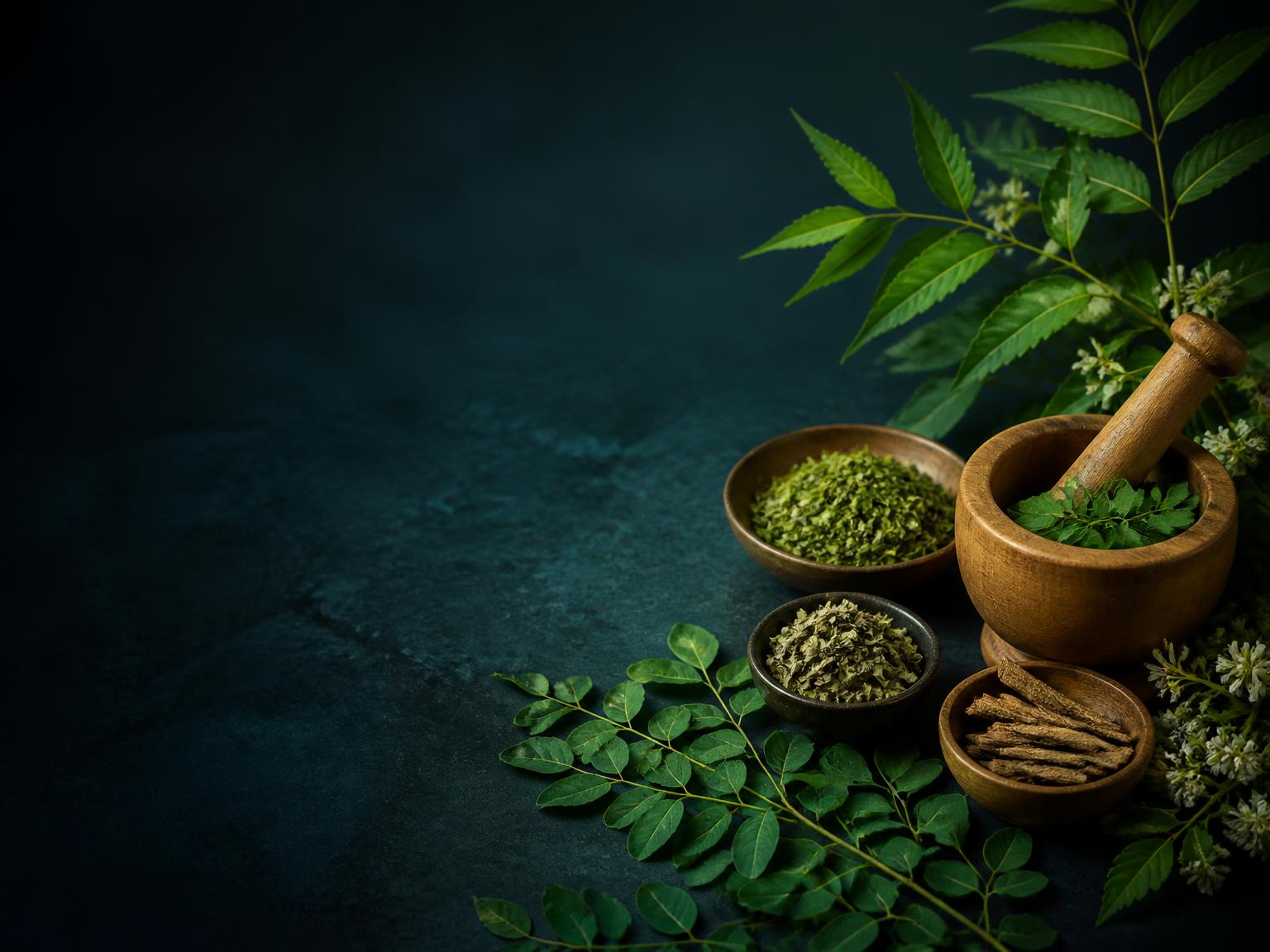 Sélection de plantes médicinales et préparations naturelles